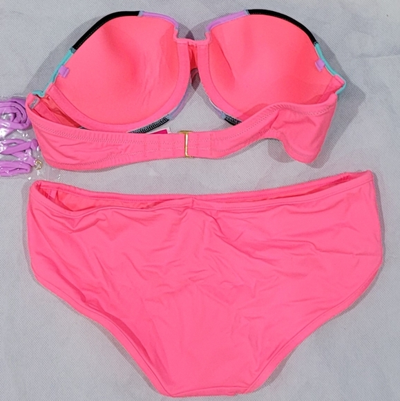 Rare Victoria's Secret Colorful 2 piece Bikini Set - Picture 8 of 9